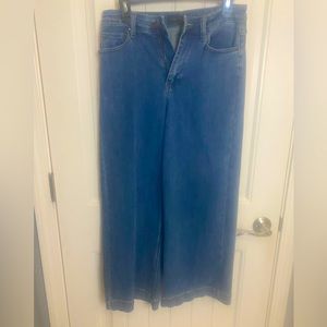 Risen wide leg jeans EUC